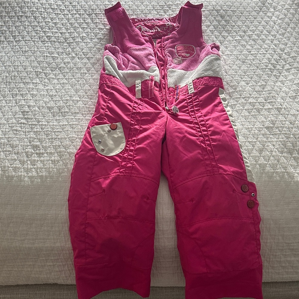 Obermeyer Pink Kids' Ski Bib